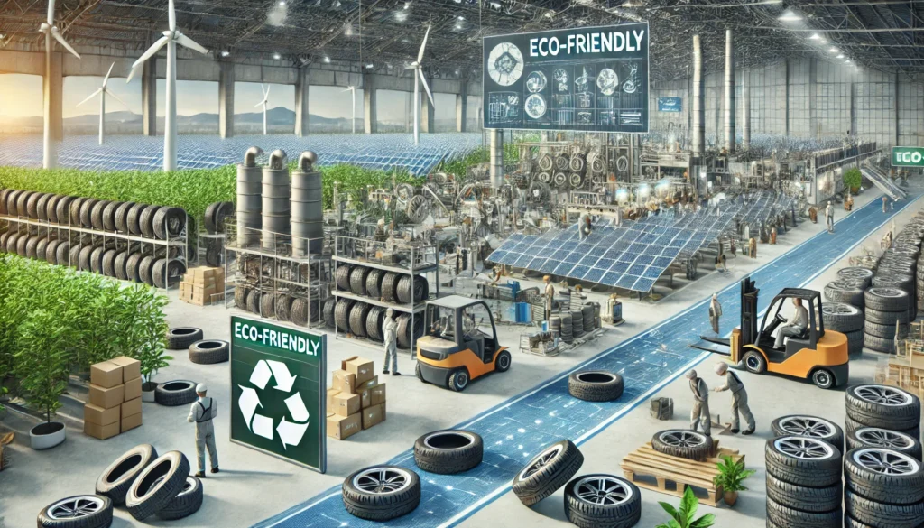 réduction de l'empreinte carbone par les fabricants de pneus