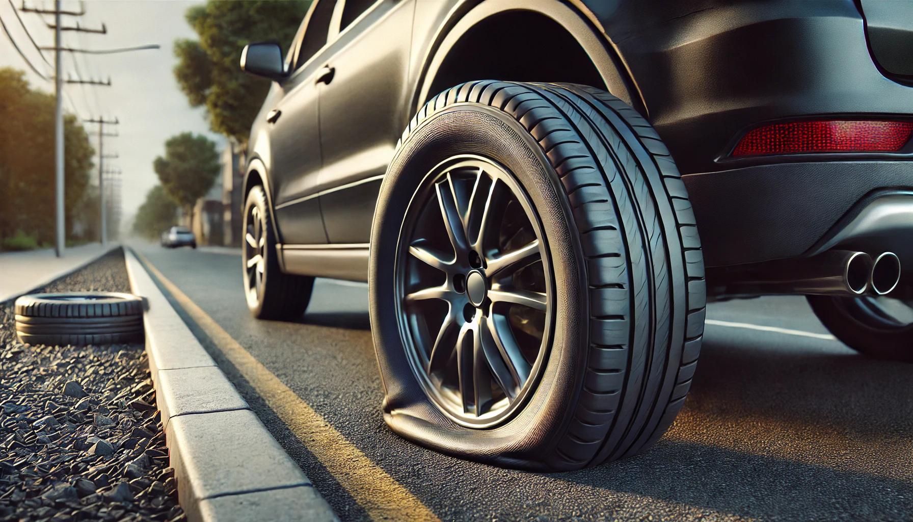 pneu crevé et assurance auto