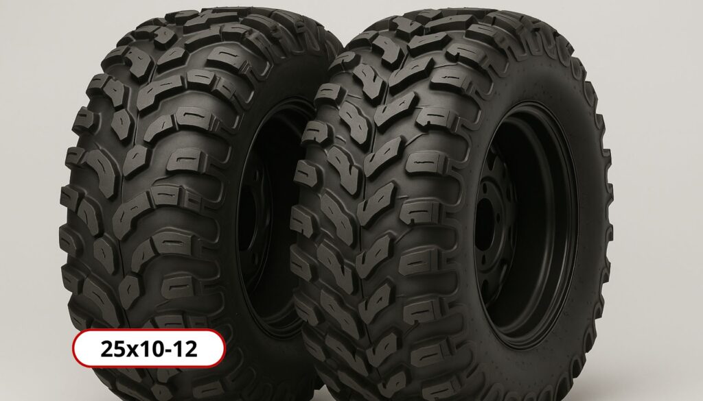 meilleurs pneus 25x10-12